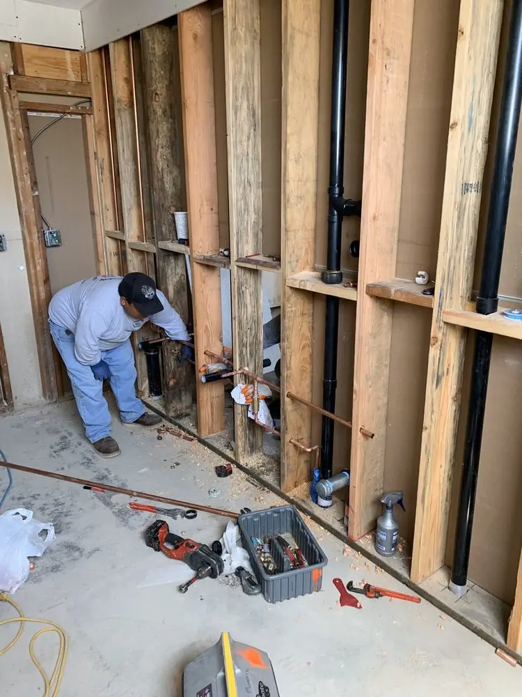 Commercial rough-in plumbing for Gas Line Repair in Broadway Estates